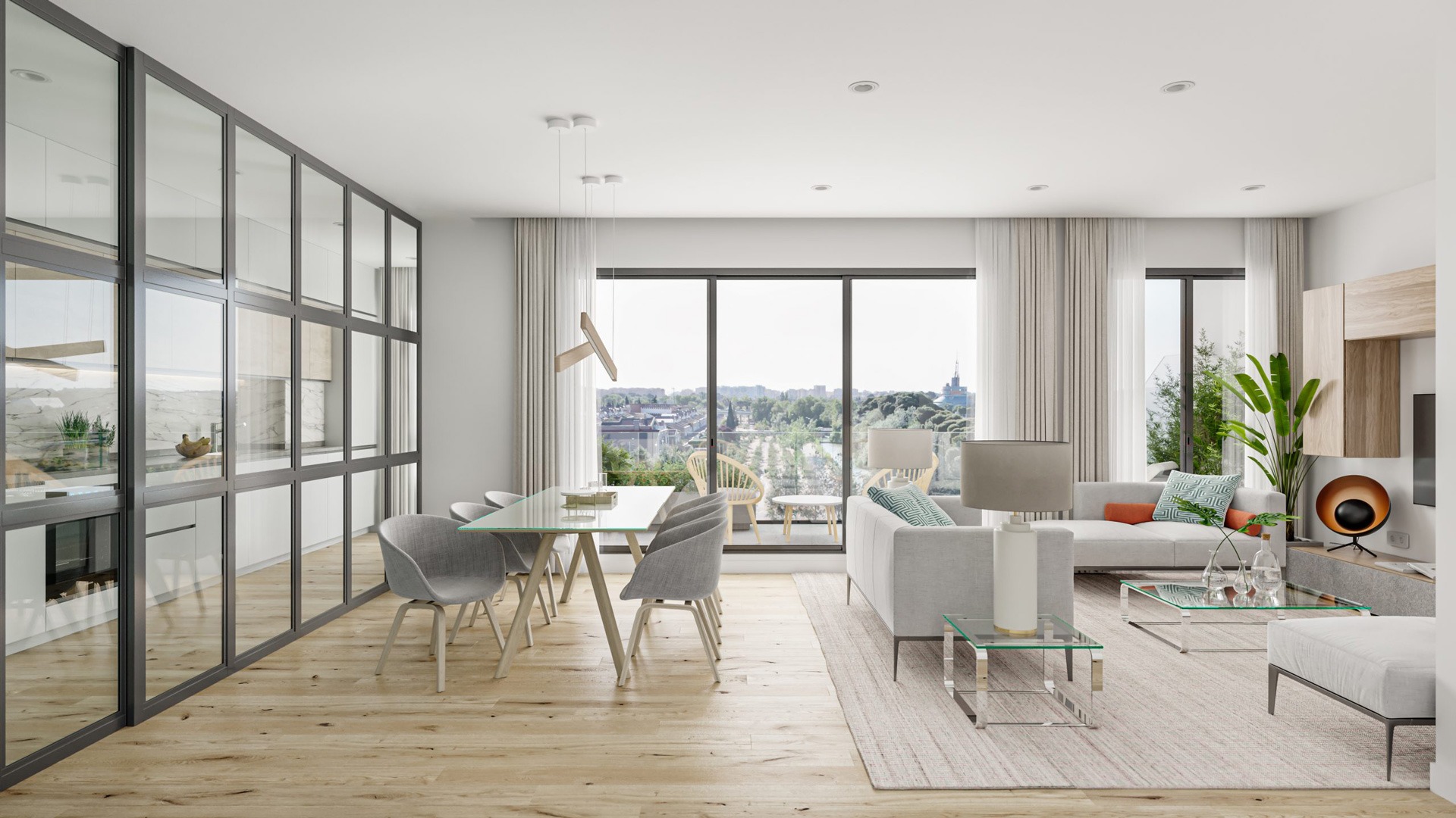 Brinum Parque Salón con Cocina Cerrada