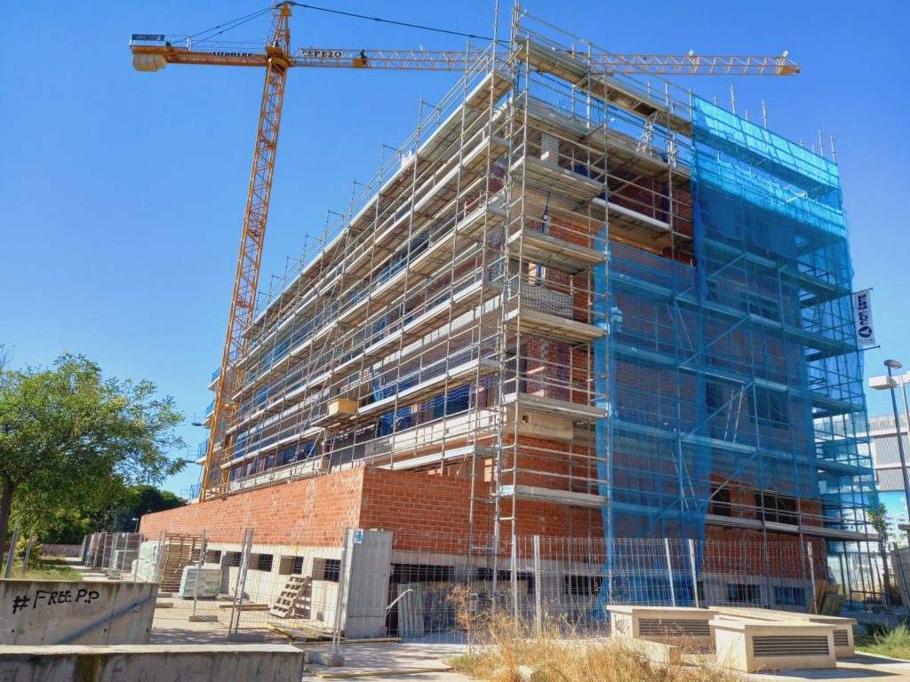 Residencial Parque Canal. Evolución de las obras