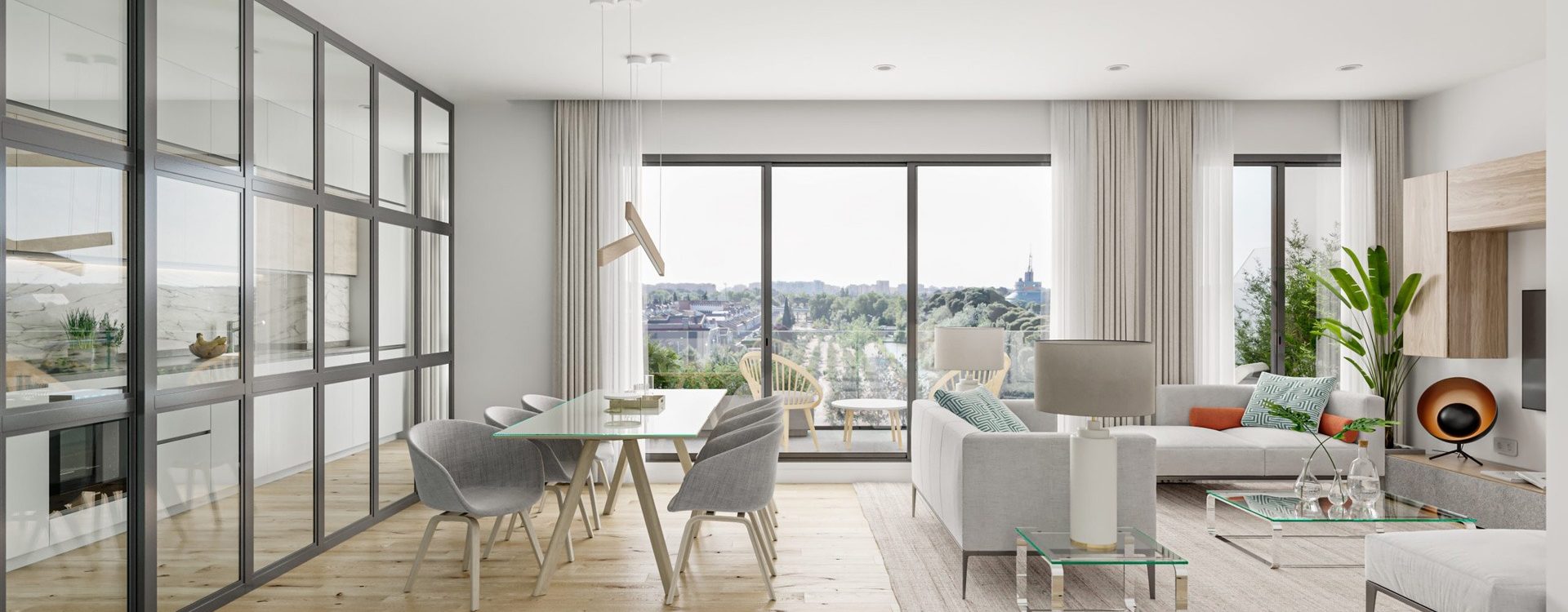 Brinum Parque Salón con Cocina Cerrada