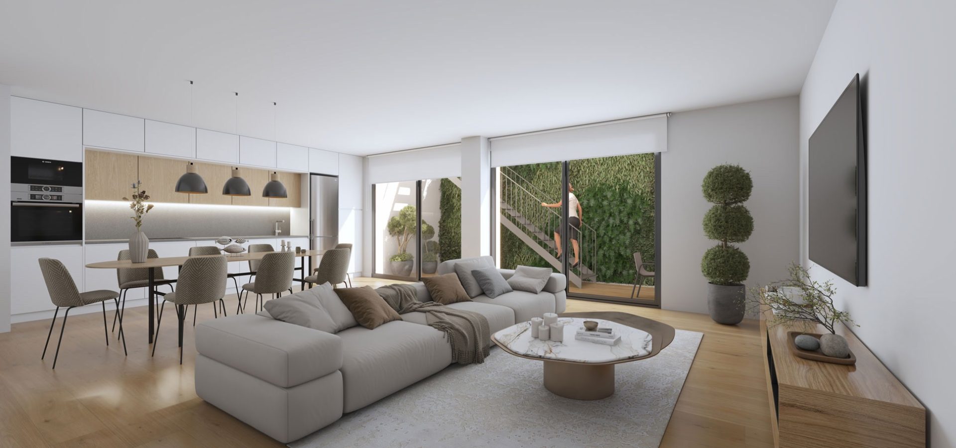 Brinum Althea Salón Cocina 2